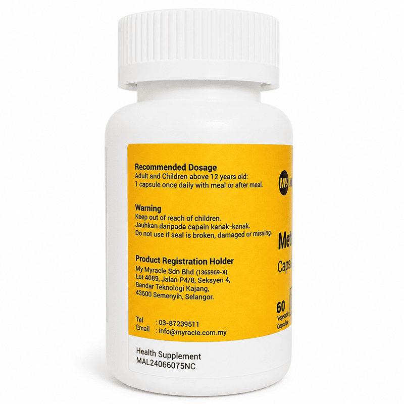 Myracle Mettabion 後生元膠囊 450mg x 60粒