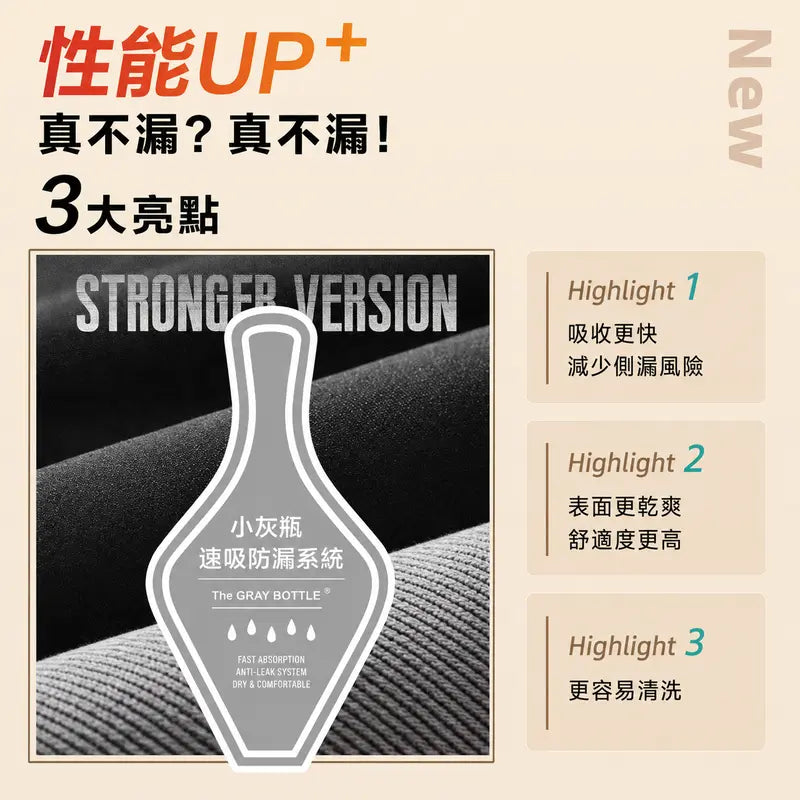 秘伴褲 女性高腰保暖生理褲 3條裝 ｜經期舒適呵護