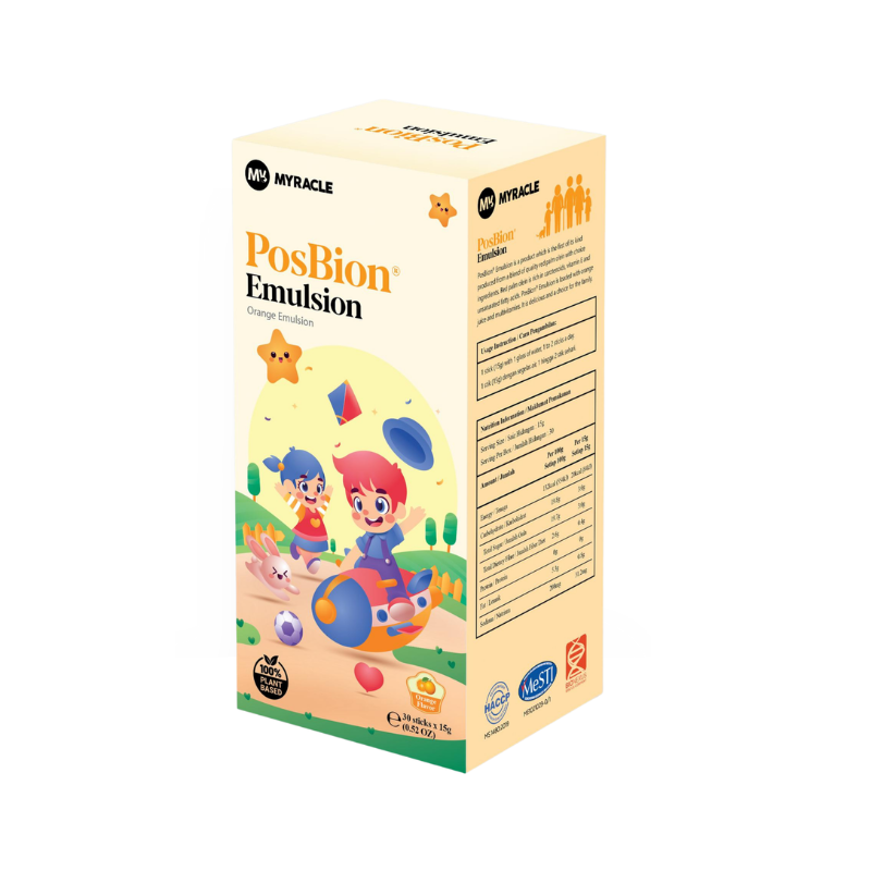 PosBion 橙味兒童後生元乳化飲15g x 30條