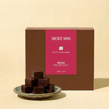 OneBite 荔枝玫瑰牛奶手工生朱古力 120g｜LYT