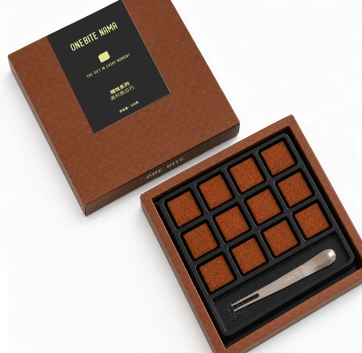 OneBite 奧利奧白巧手工生朱古力 120g｜LYT