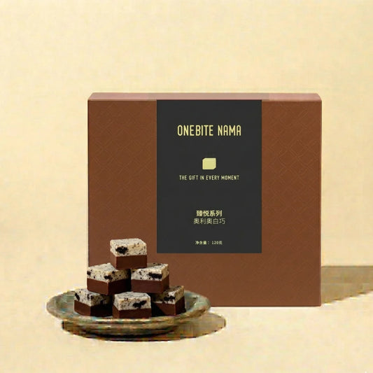 OneBite 奧利奧白巧手工生朱古力 120g｜LYT