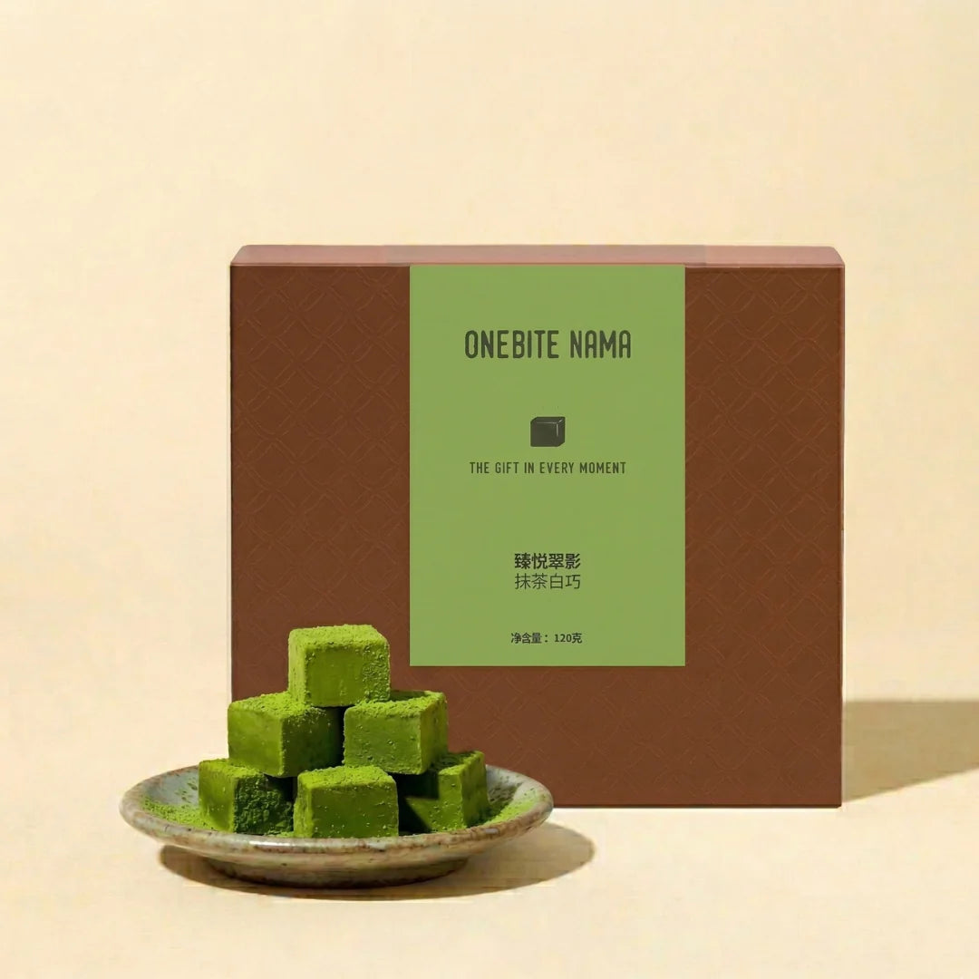 OneBite 抹茶白巧手工生朱古力 120g｜LYT