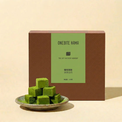 OneBite 抹茶白巧手工生朱古力 120g｜LYT