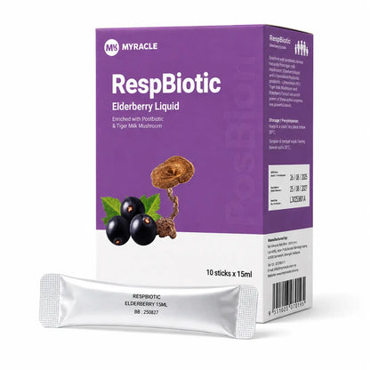 POSBION® RespBiotic 接骨木莓後生元飲 15ml x 10條